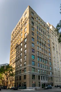 a front view of a building