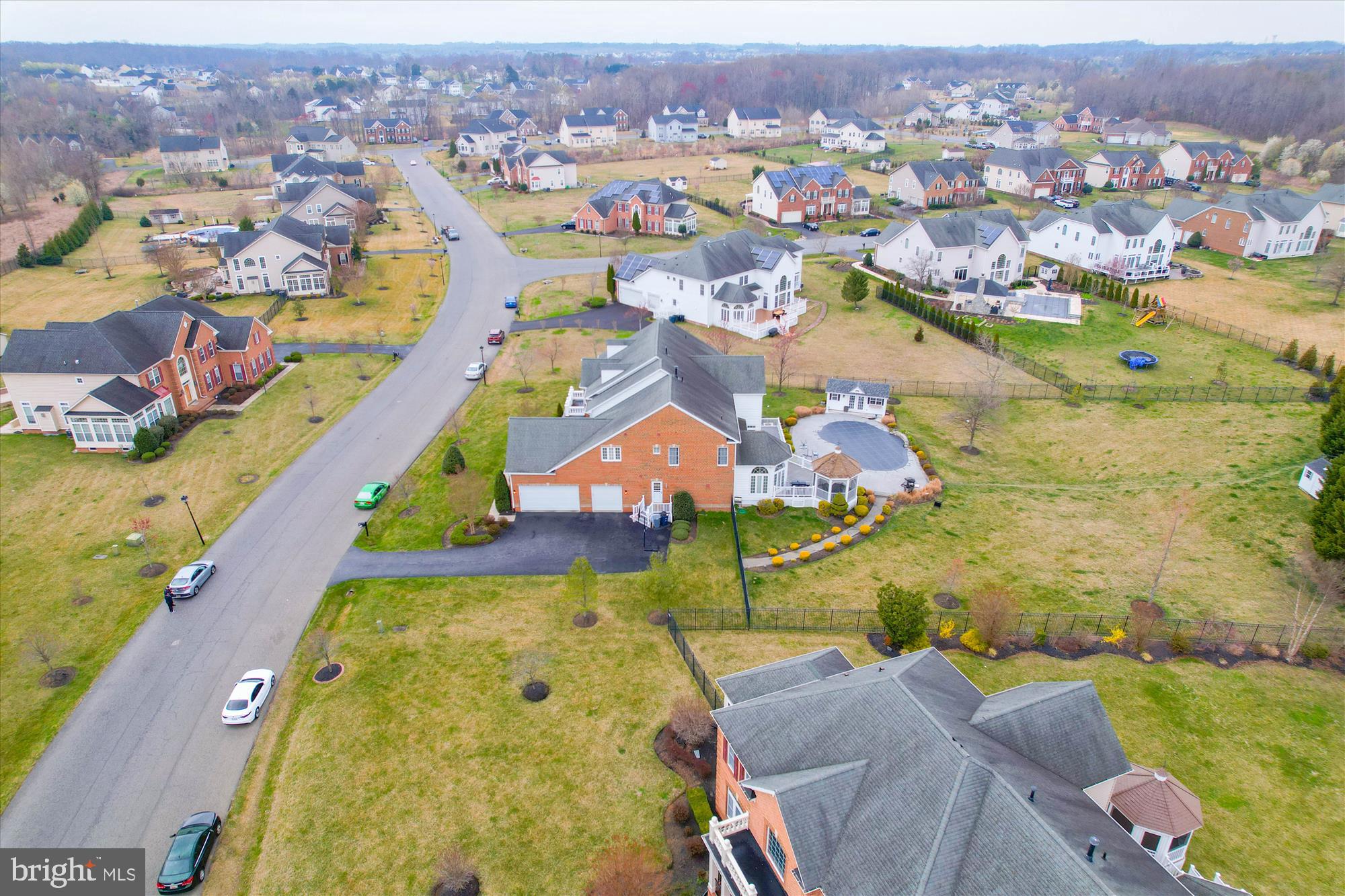 14302 Derby Ridge Road Bowie, MD 20721 - Photo 60 of 67 an aerial view of residential houses with outdoor space