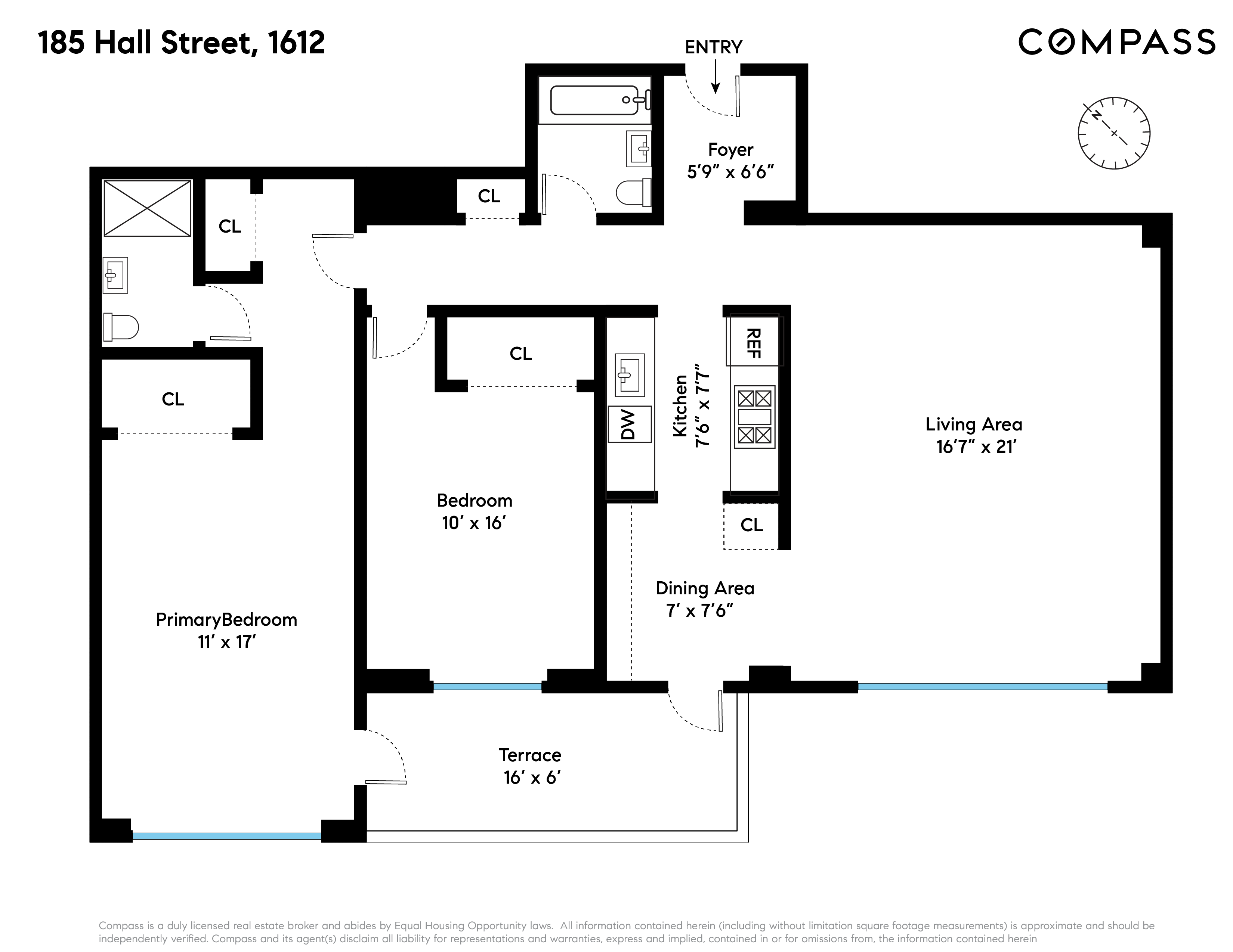 185 Hall Street, Unit 1612 Brooklyn, NY 11205 - Photo 12 of 12