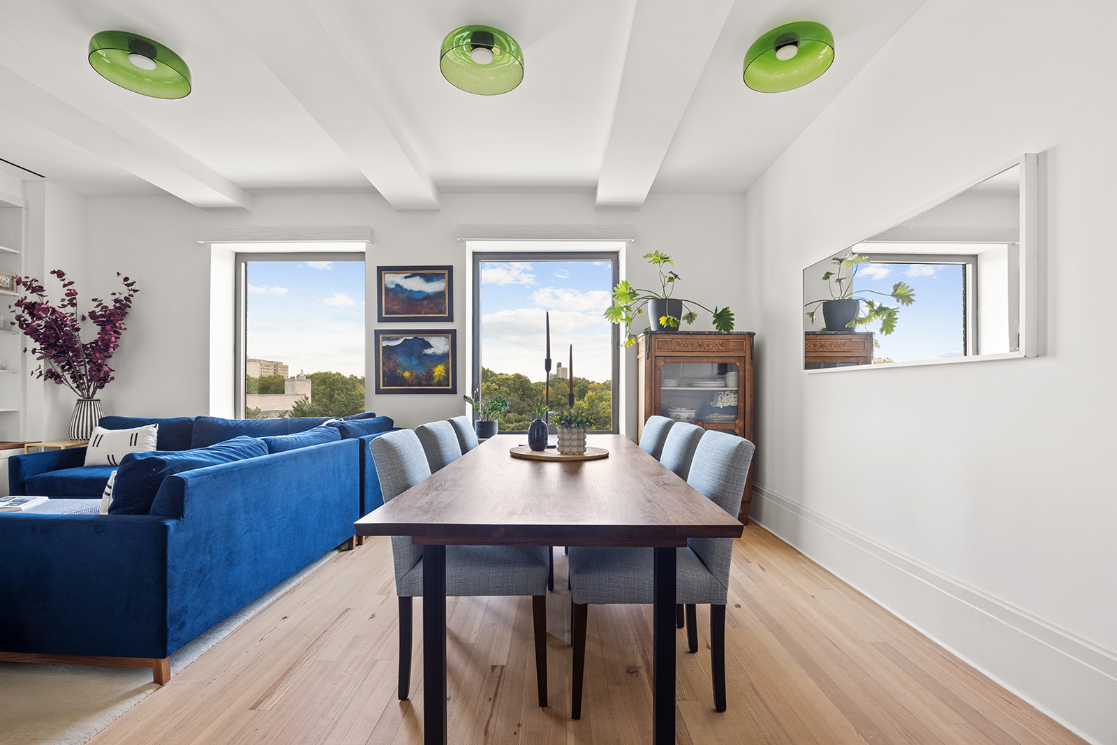 1 Prospect Park West, Unit 8C Brooklyn, NY 11215 - Photo 3 of 11 a dining room with a table and chairs