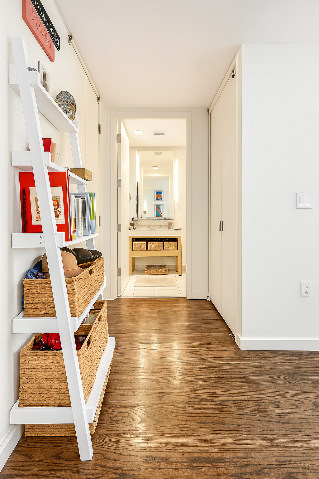 133 West 22nd Street, Unit 6L Manhattan, NY 10011 - Photo 5 of 11 a view of an entryway with wooden floor