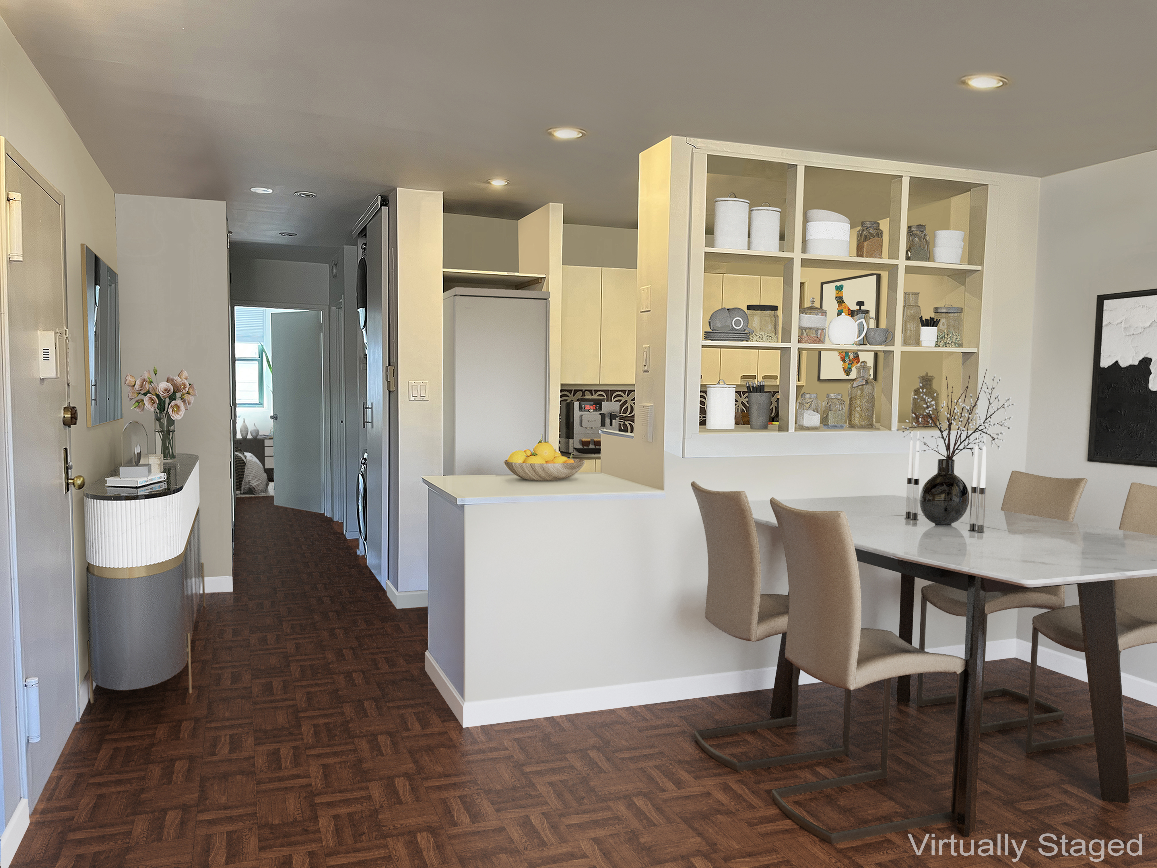 107 Morton Street, Unit 5B Manhattan, NY 10014 - Photo 3 of 5 a living room with furniture and a table