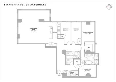 $3,995,000 | 1 Main Street, Unit 9D | DUMBO