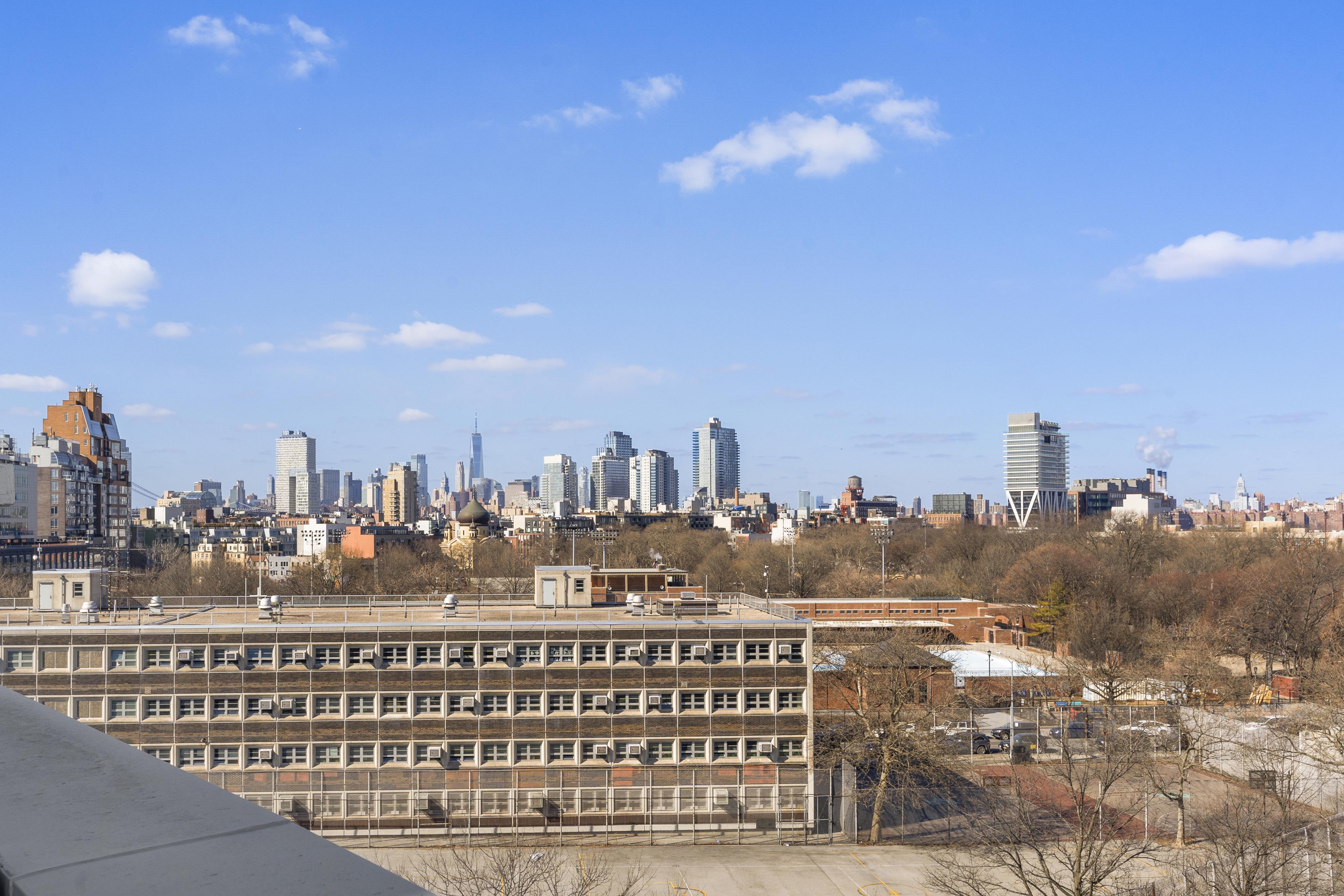 460 Manhattan Avenue, Unit PHB Brooklyn, NY 11222 - Photo 14 of 16 a view of a city with tall buildings
