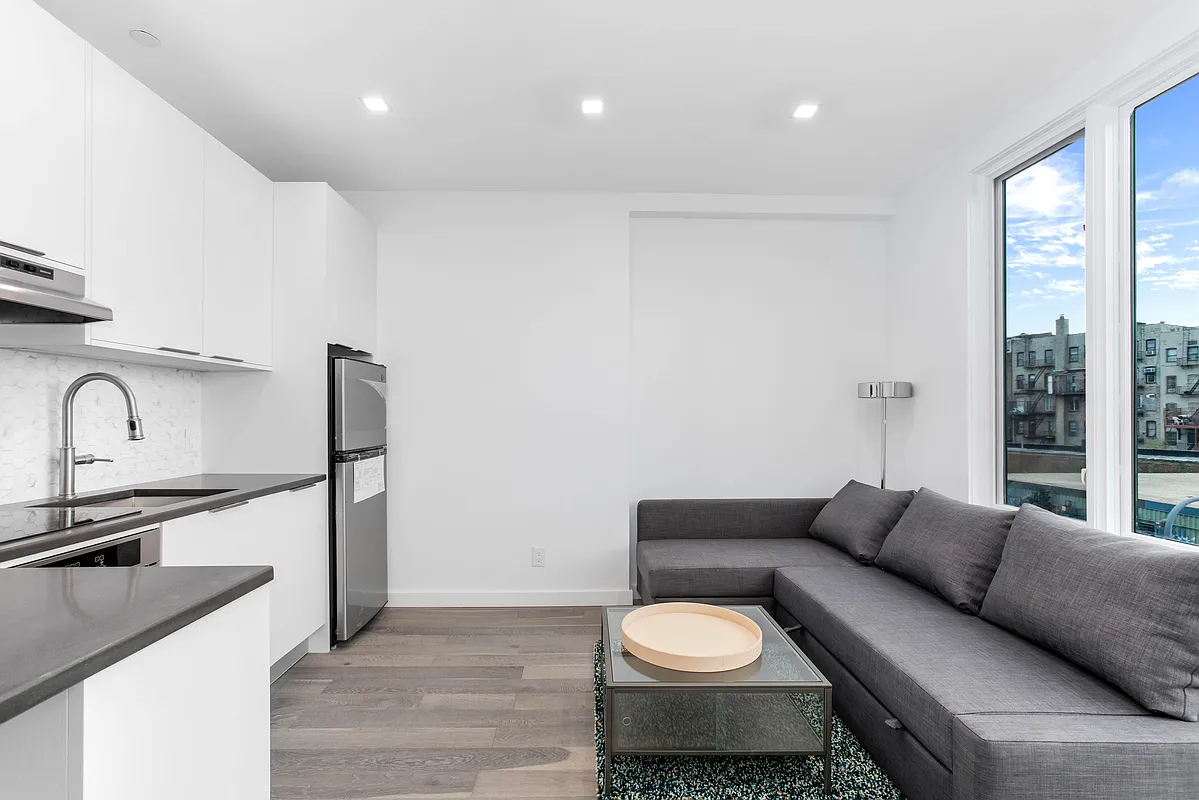 319 Broadway Brooklyn, NY 11211 - Photo 6 of 22 a living room with furniture and a rug