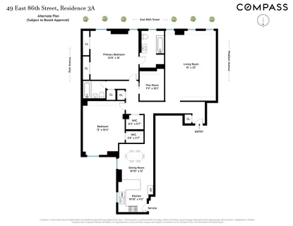$1,775,000 | 49 East 86th Street, Unit 3A | Upper East Side