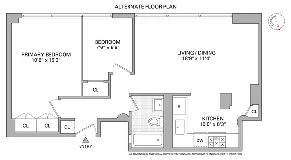 $930,000 | 505 Court Street, Unit 9G | Carroll Gardens