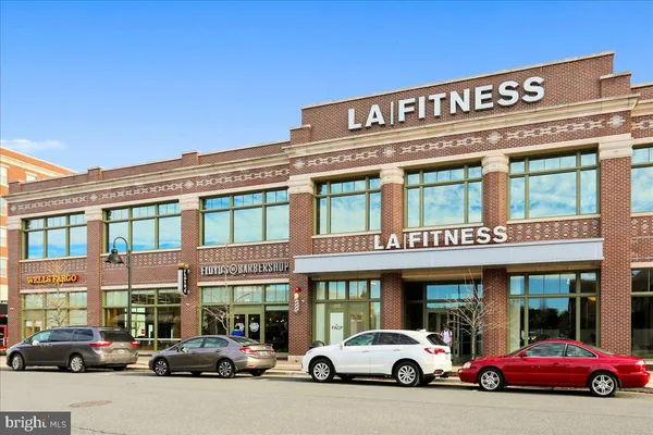 a building with parking space