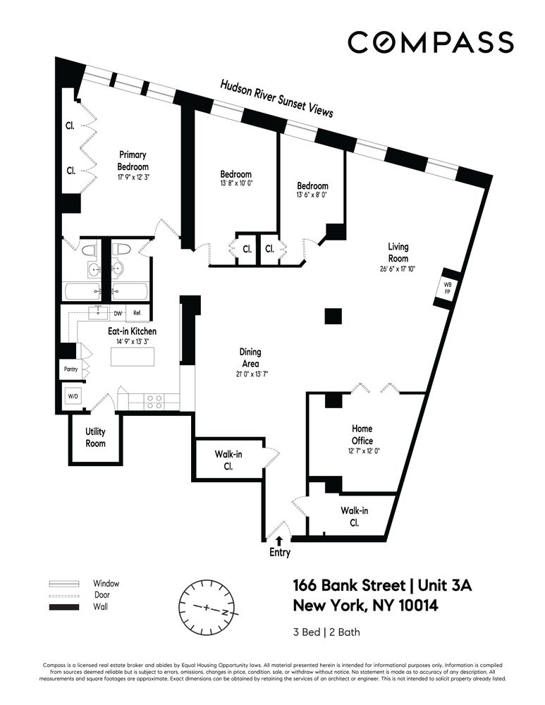 $2,600,000 | 166 Bank Street, Unit 3A | West Village
