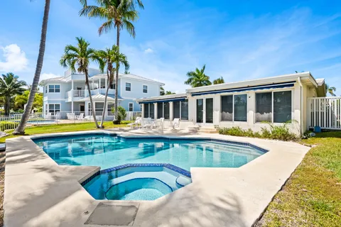 a view of outdoor space yard and swimming pool