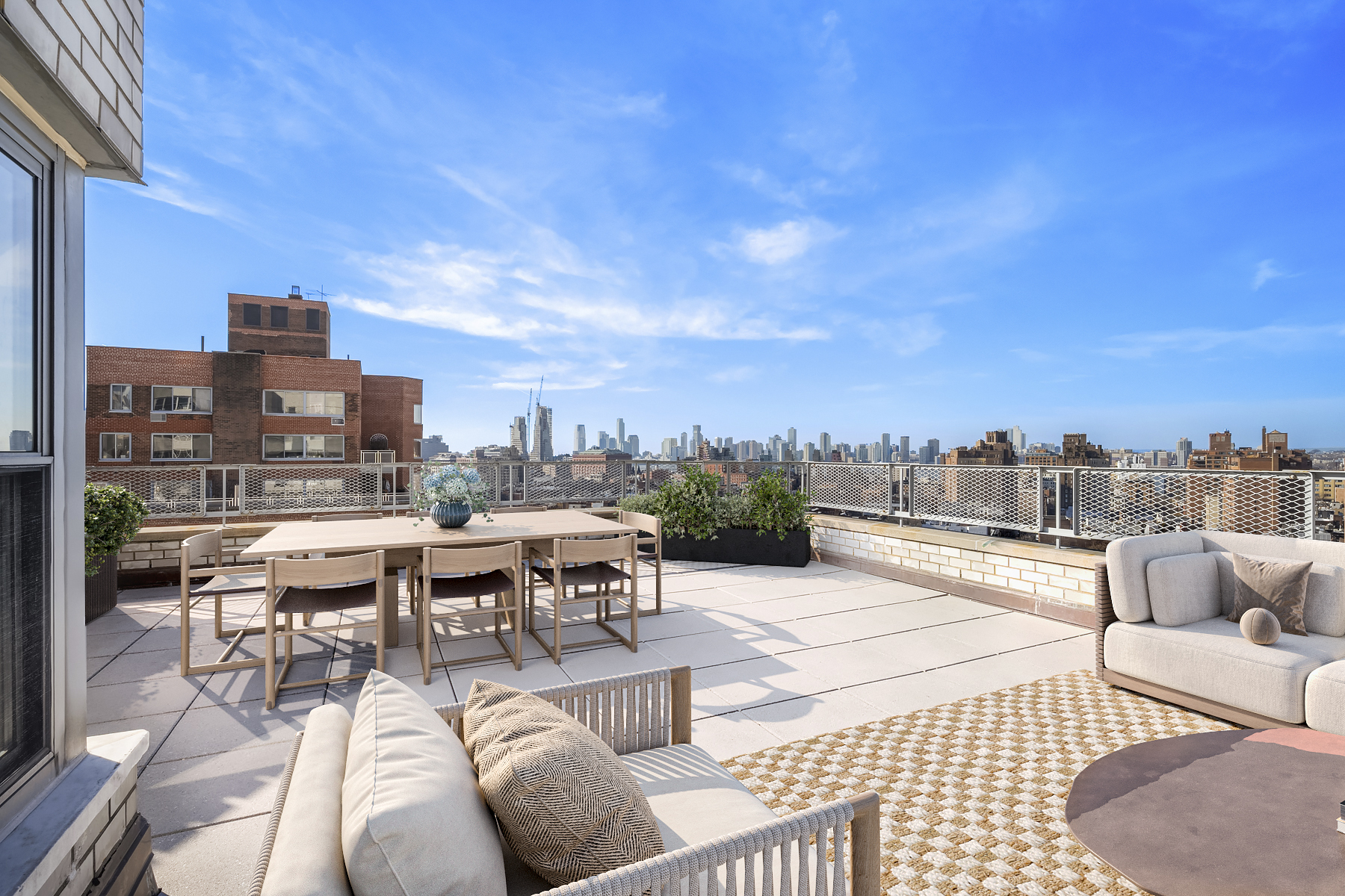 175 West 13th Street, Unit 19C Manhattan, NY 10011 - Photo 2 of 20 a view of a terrace with seating area