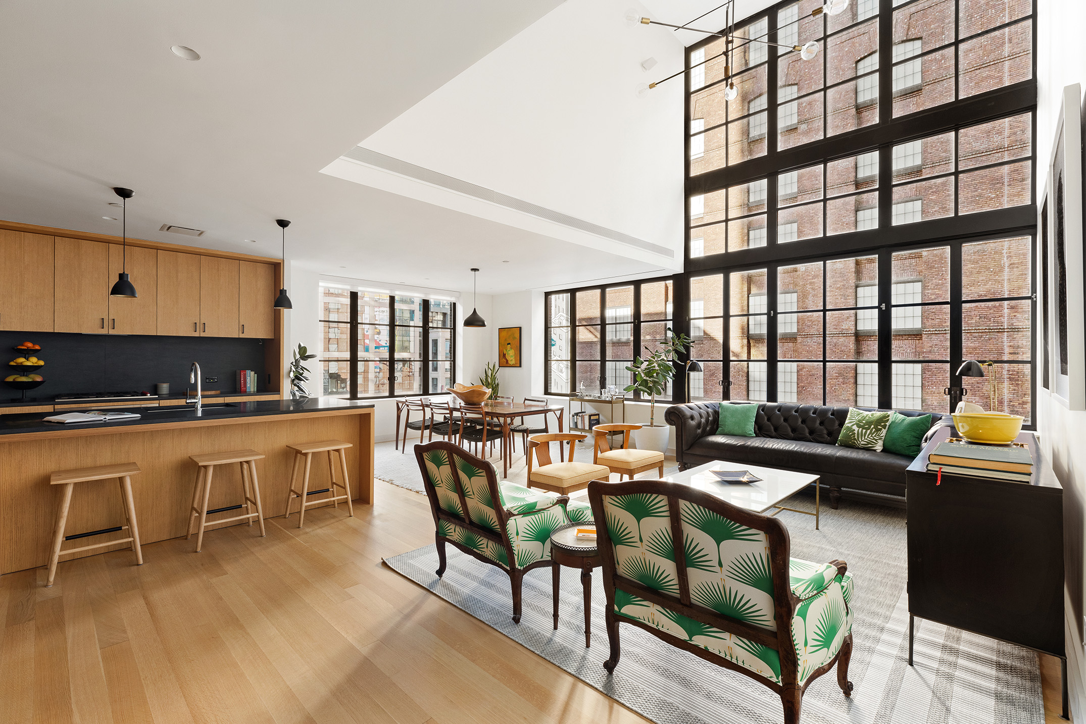 550 West 29th Street, Unit 5A Manhattan, NY 10001 - Photo 2 of 8 a view of a dining room with furniture window and outside view