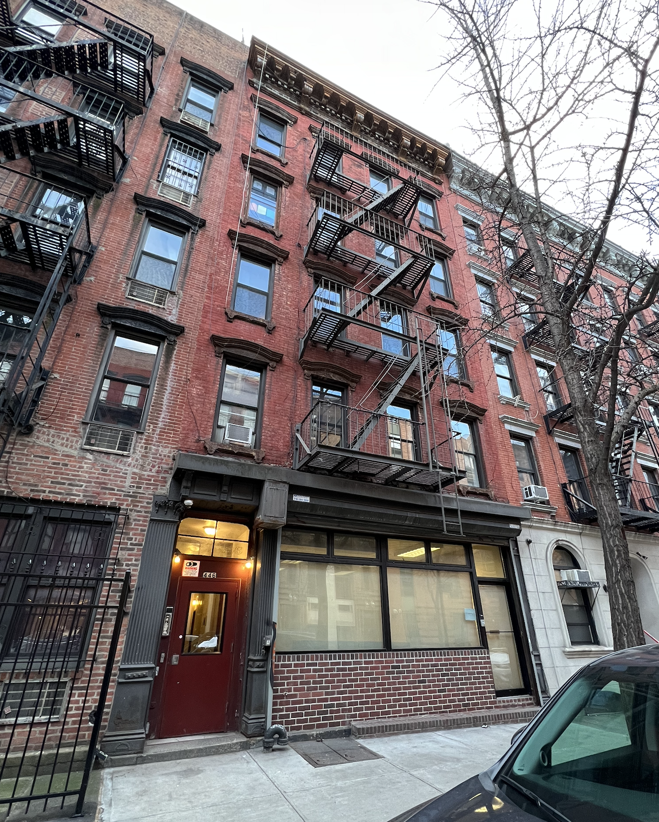 446 West 46th Street, Unit 5 Manhattan, NY 10036 - Photo 9 of 15 a view of a building with a door