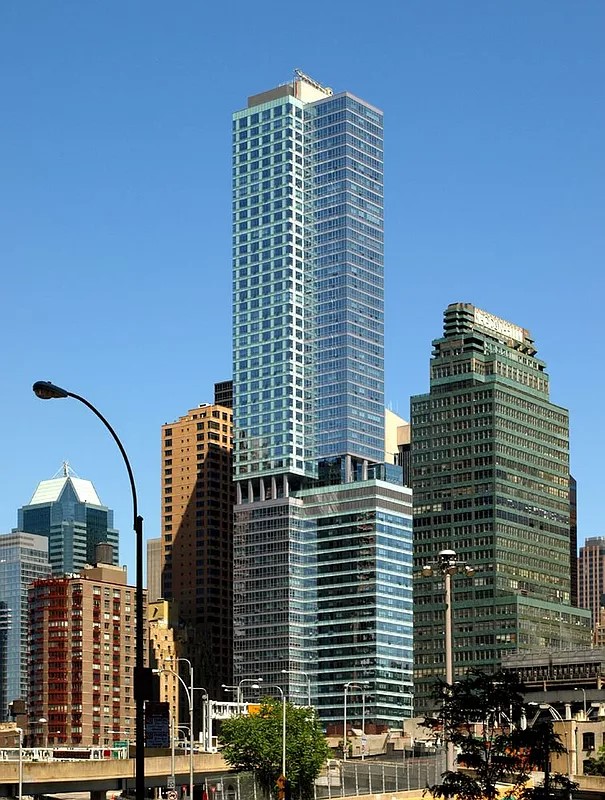 350 West 42nd Street, Unit 12C Manhattan, NY 10036 - Photo 20 of 21 a view of a building with many windows