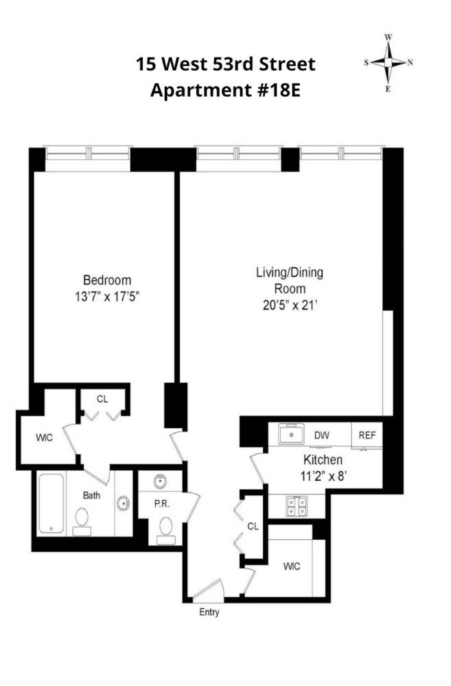 15 West 53rd Street, Unit 18E Manhattan, NY 10019 - Photo 13 of 14