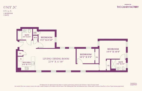 $1,500,000 | 124 Washington Avenue, Unit 2C | Clinton Hill