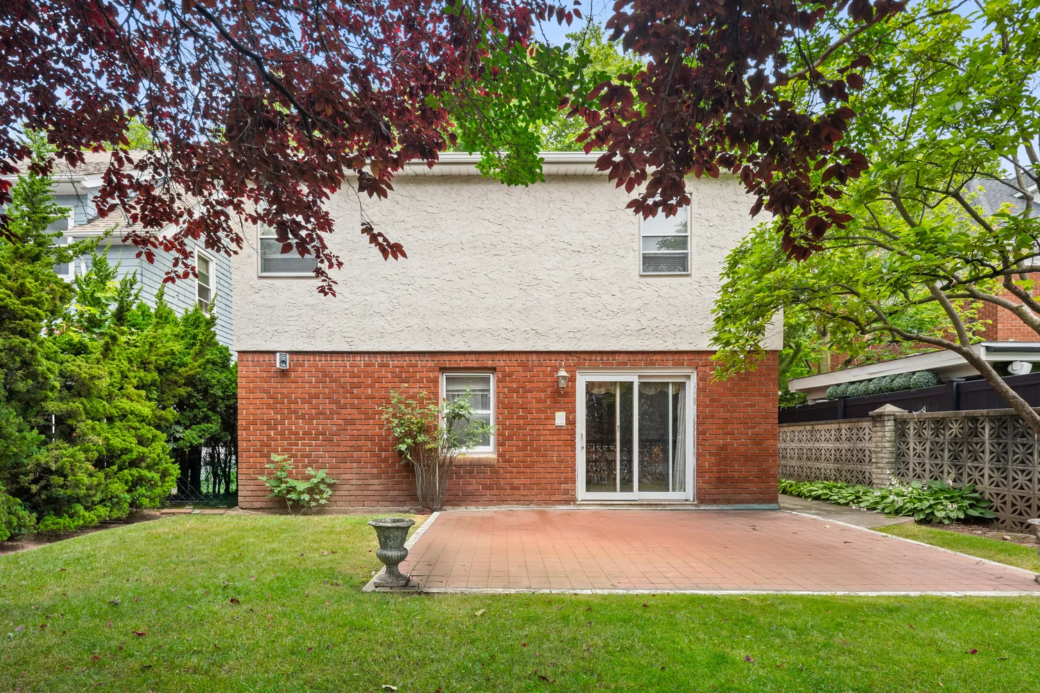 front view of house with a yard