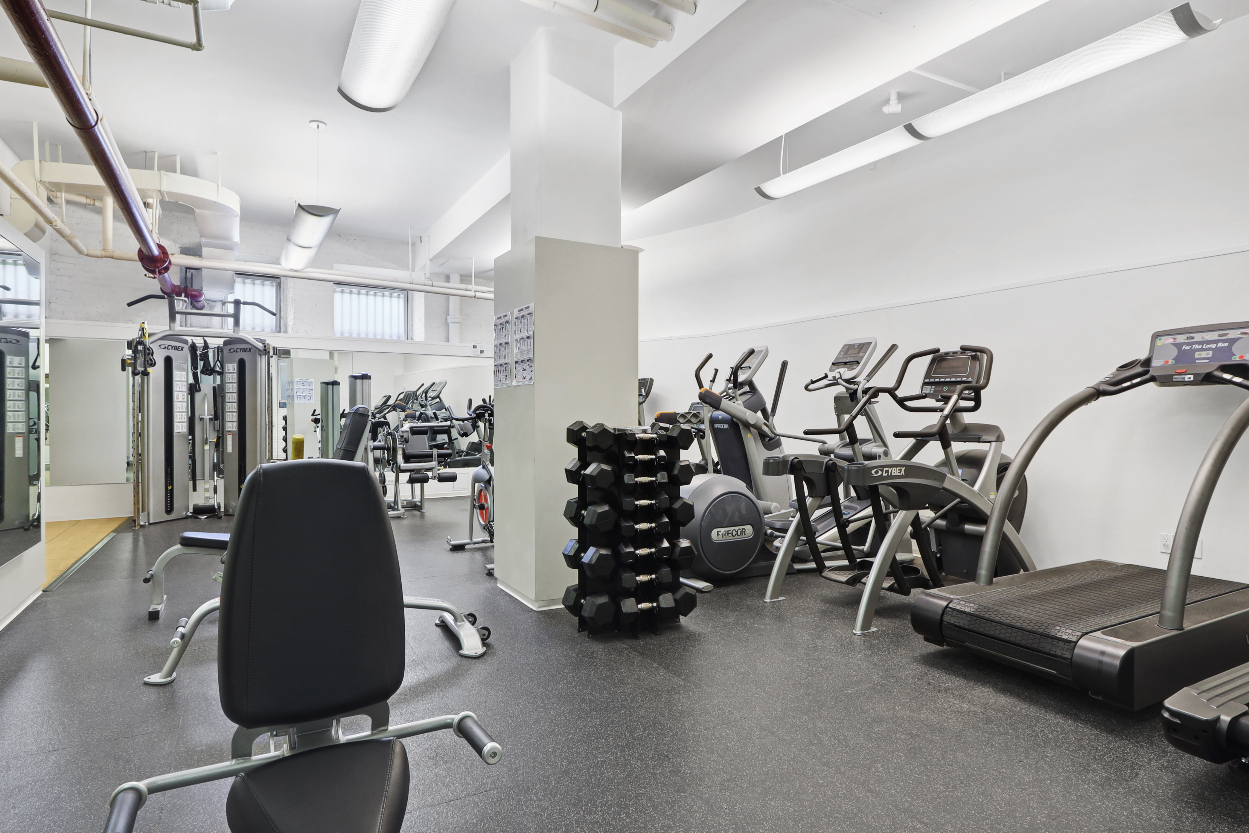 420 Riverside Drive, Unit 2G Manhattan, NY 10025 - Photo 16 of 20 a view of a room with gym equipment