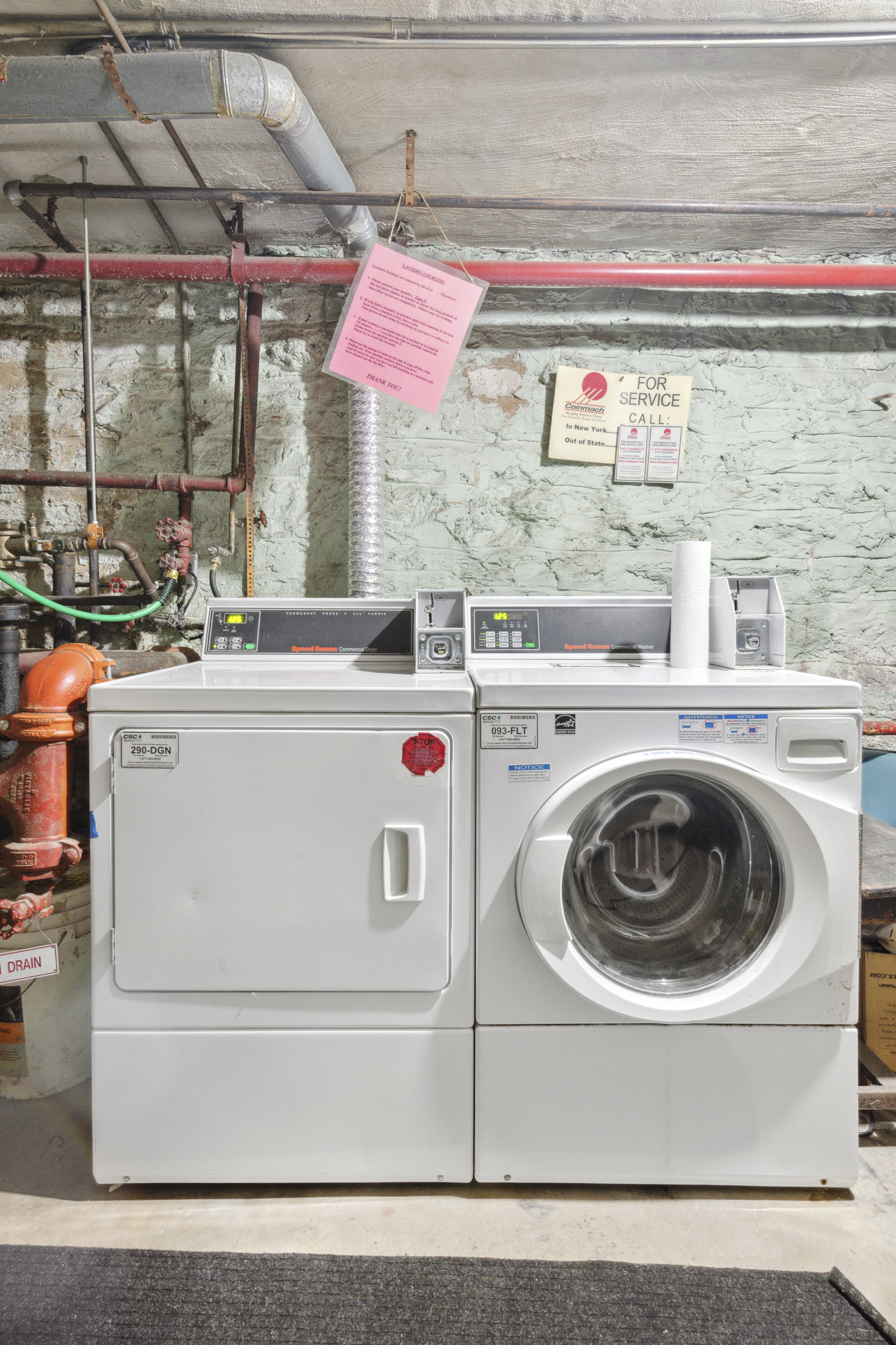 332 West 101st Street, Unit 4F Manhattan, NY 10025 - Photo 9 of 10 a utility room with a washer and dryer