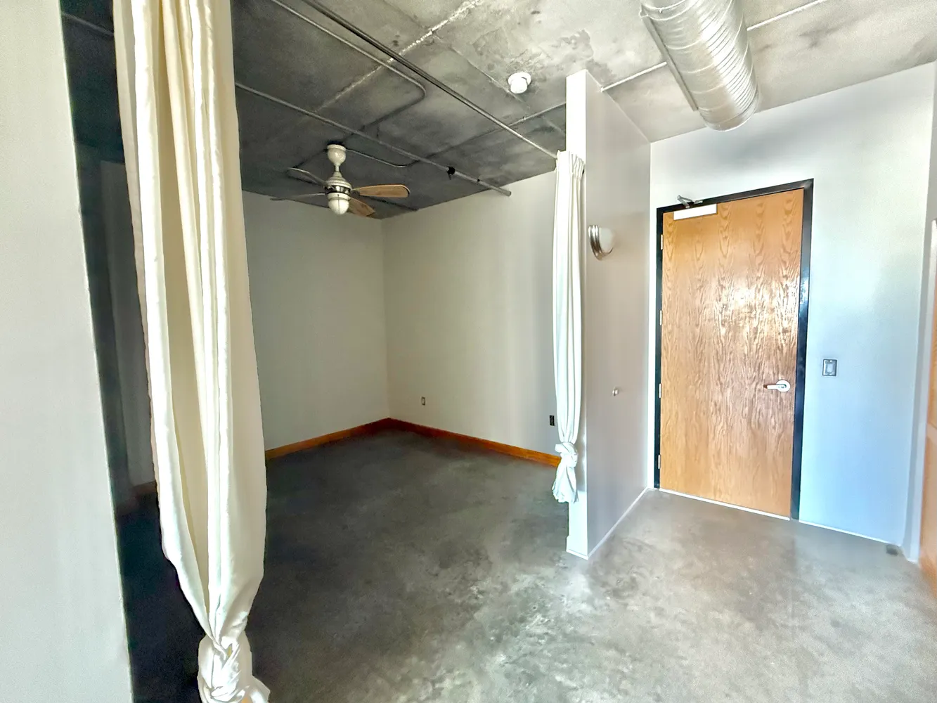 a view of empty room