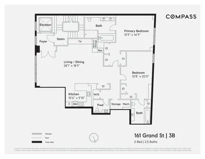 $3,500,000 | 161 Grand Street, Unit 3B | SoHo