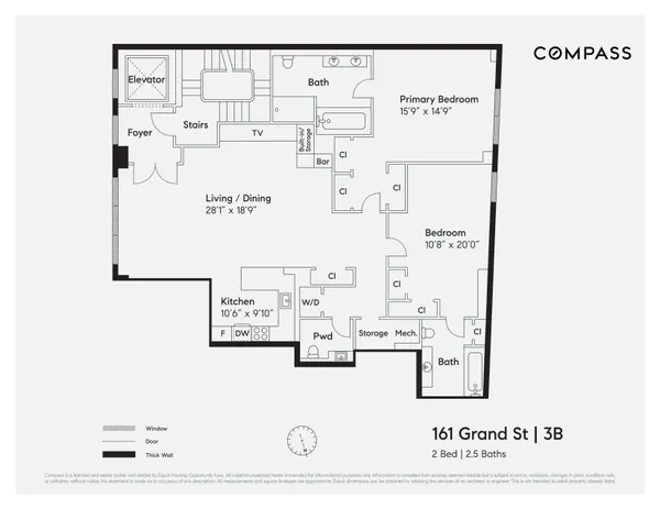 $3,500,000 | 161 Grand Street, Unit 3B | SoHo