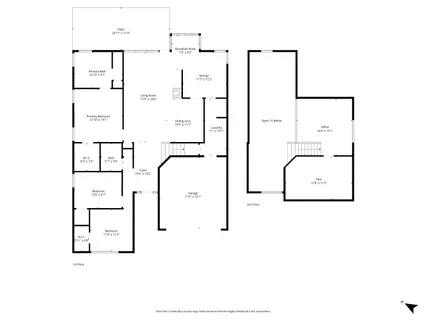 a picture of a floor plan