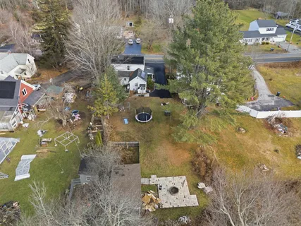 view of a house with a yard