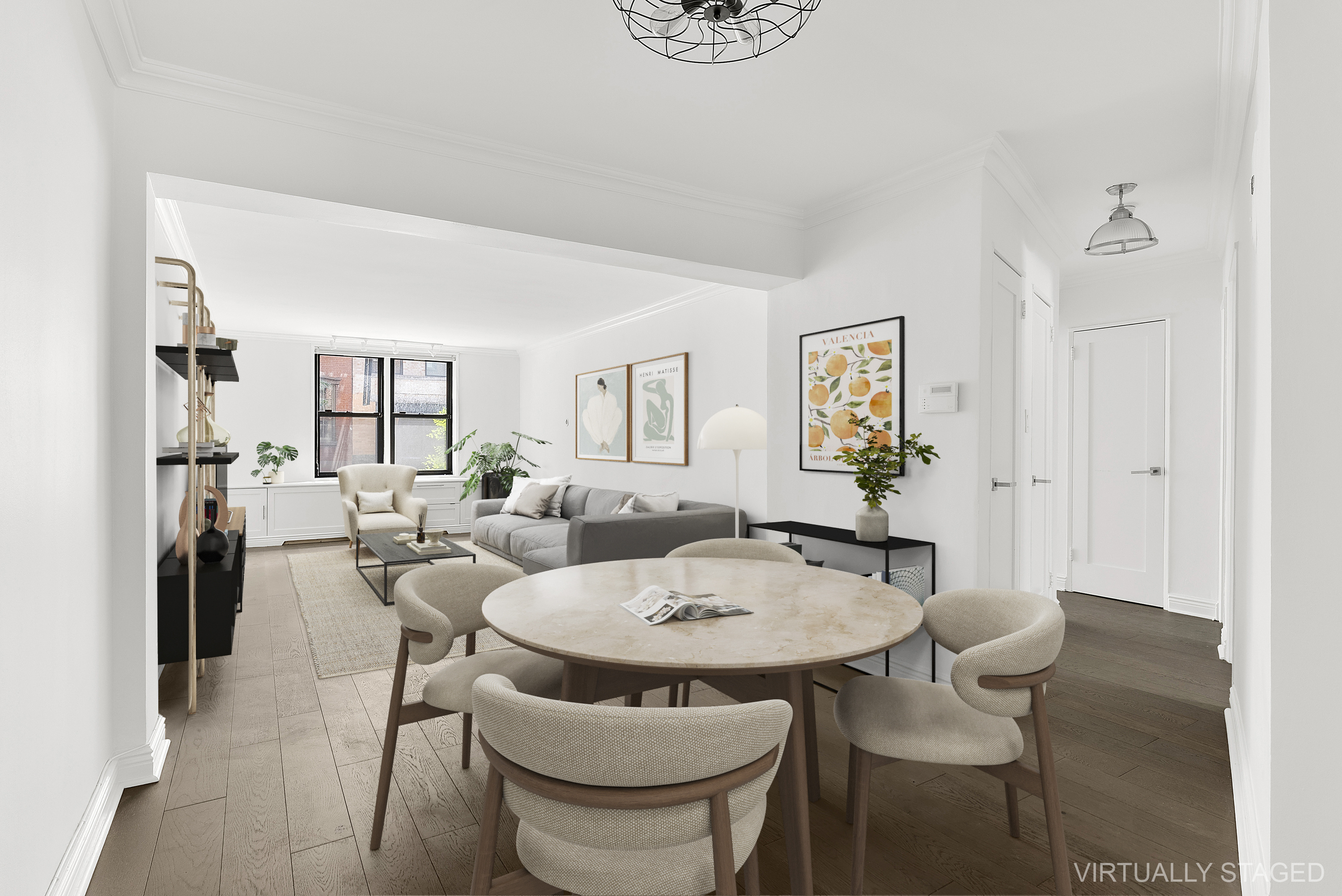 100 Bank Street, Unit 1H Manhattan, NY 10014 - Photo 1 of 10 a view of a dining room with furniture