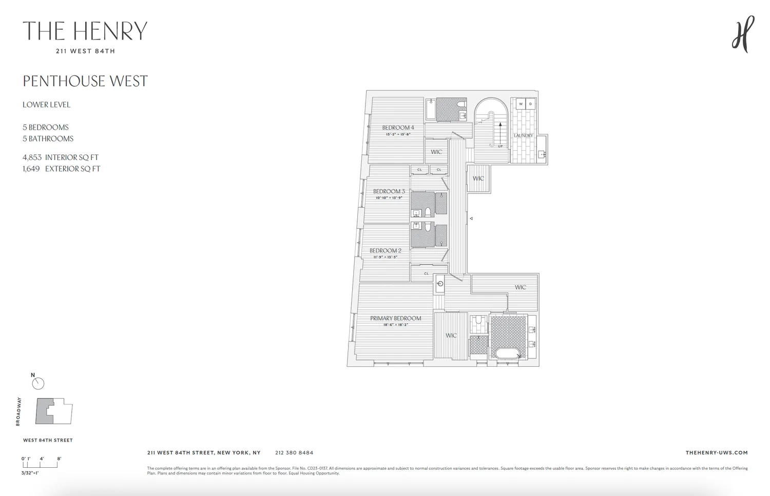 $26,880,000 | 211 West 84th Street, Unit PHWEST | Upper West Side