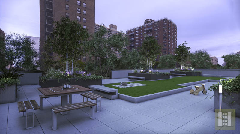 100 West 93rd Street, Unit 6E Manhattan, NY 10025 - Photo 5 of 7 a view of a backyard with sitting area