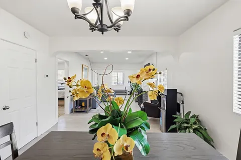 a view of living room and entryway