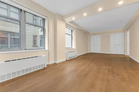 a view of empty room with a window