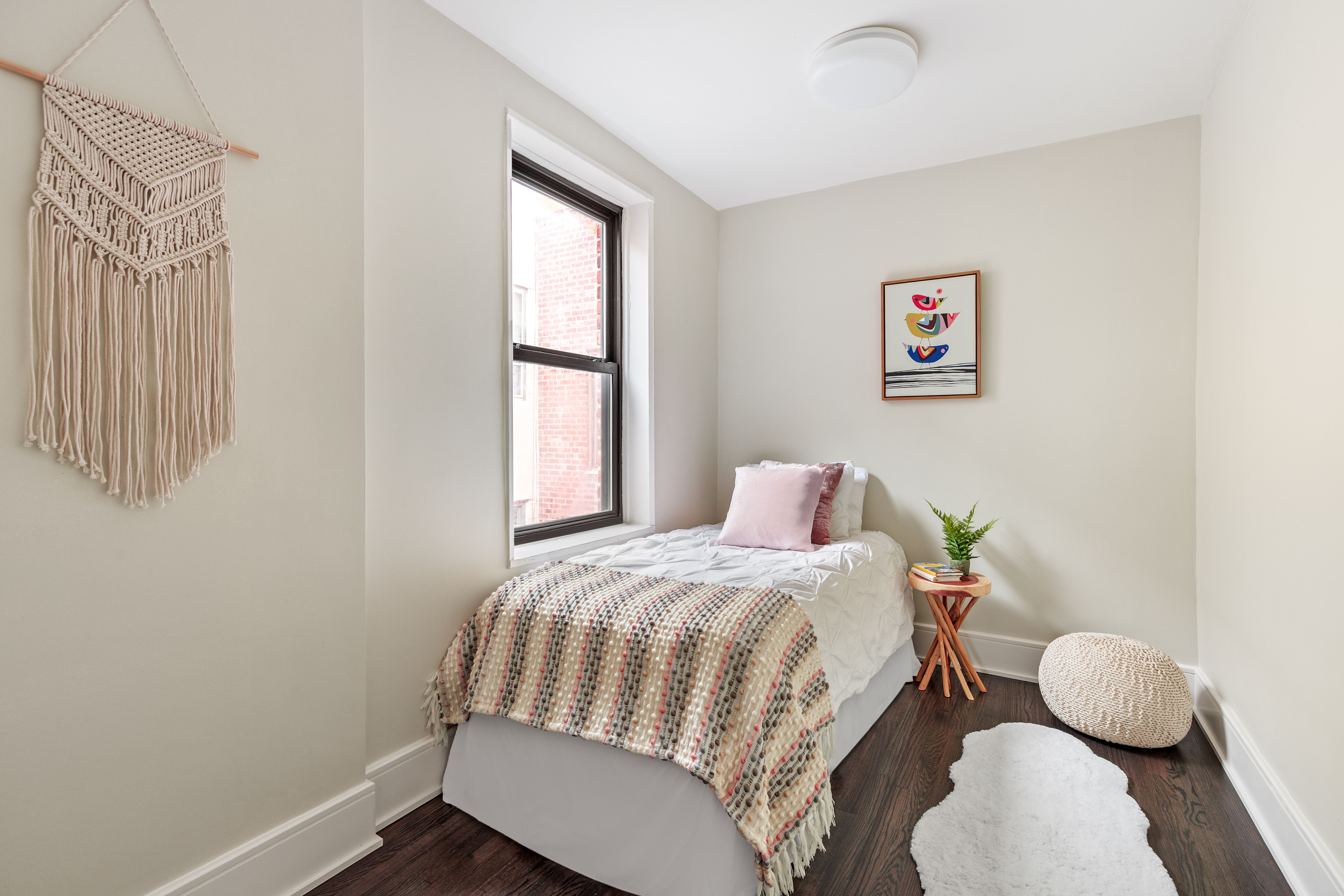 160 Ocean Parkway, Unit 6C Brooklyn, NY 11218 - Photo 7 of 9 a bedroom with a bed and wooden floor