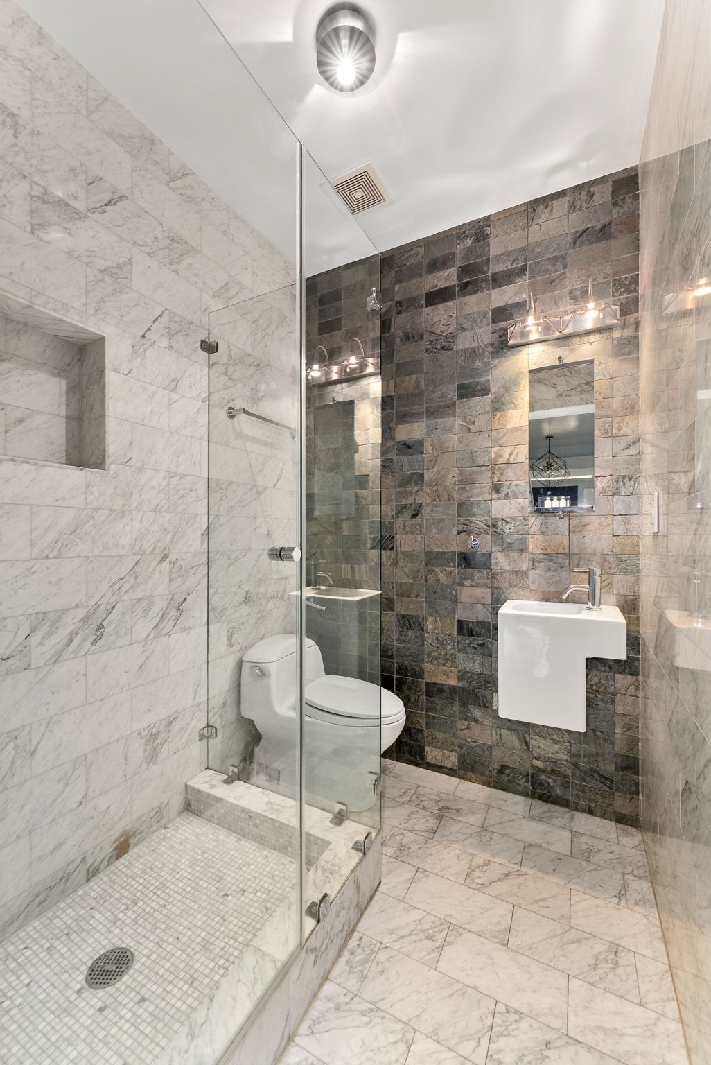 6 Virginia Place Brooklyn, NY 11213 - Photo 8 of 26 a bathroom with a shower and a bathtub