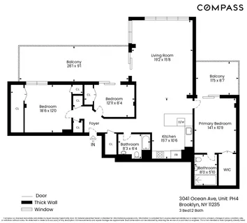 $1,375,000 | 3041 Ocean Avenue, Unit PH4 | Sheepshead Bay