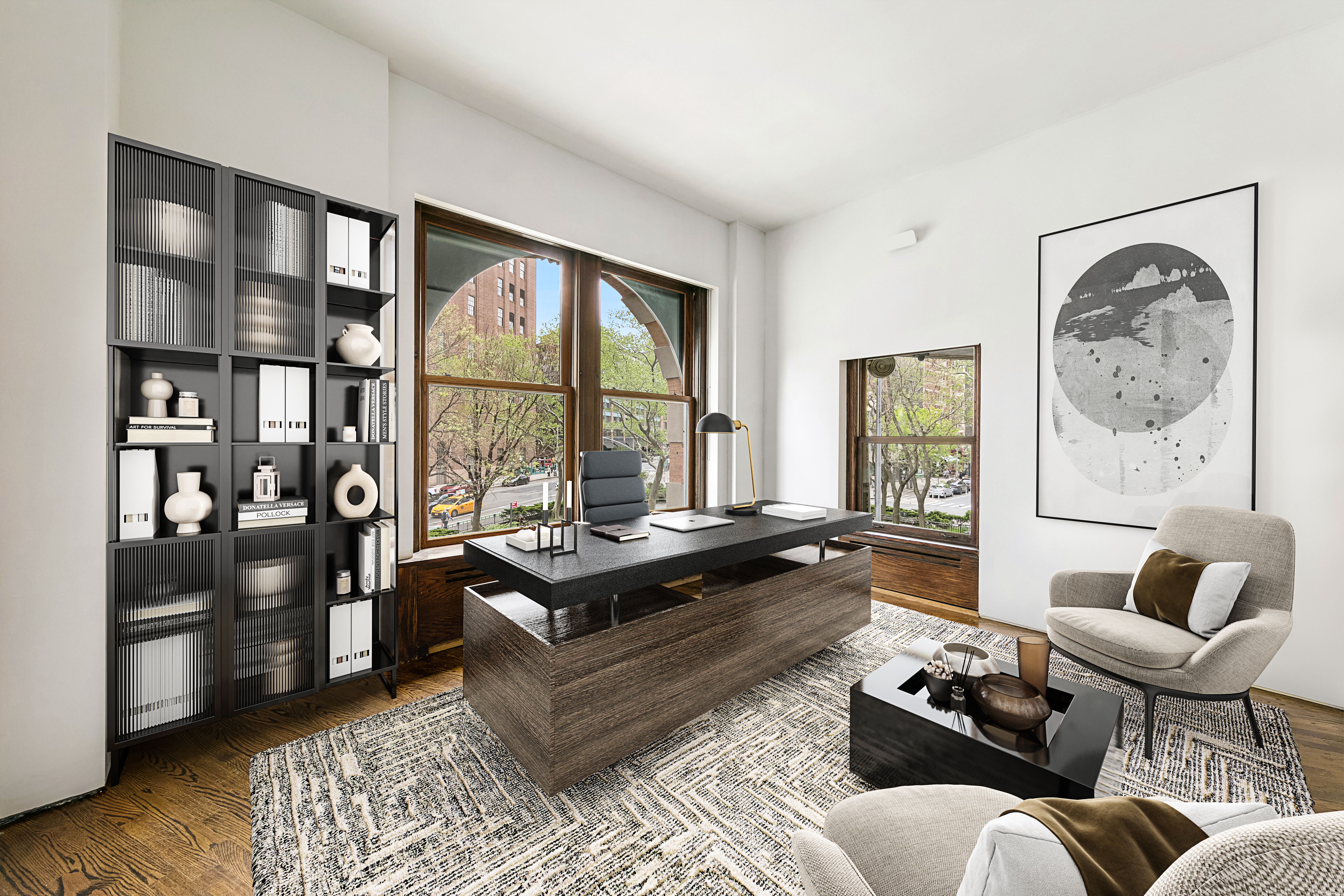 260 West Broadway, Unit 2/3B Manhattan, NY 10013 - Photo 13 of 21 a living room with furniture and a window