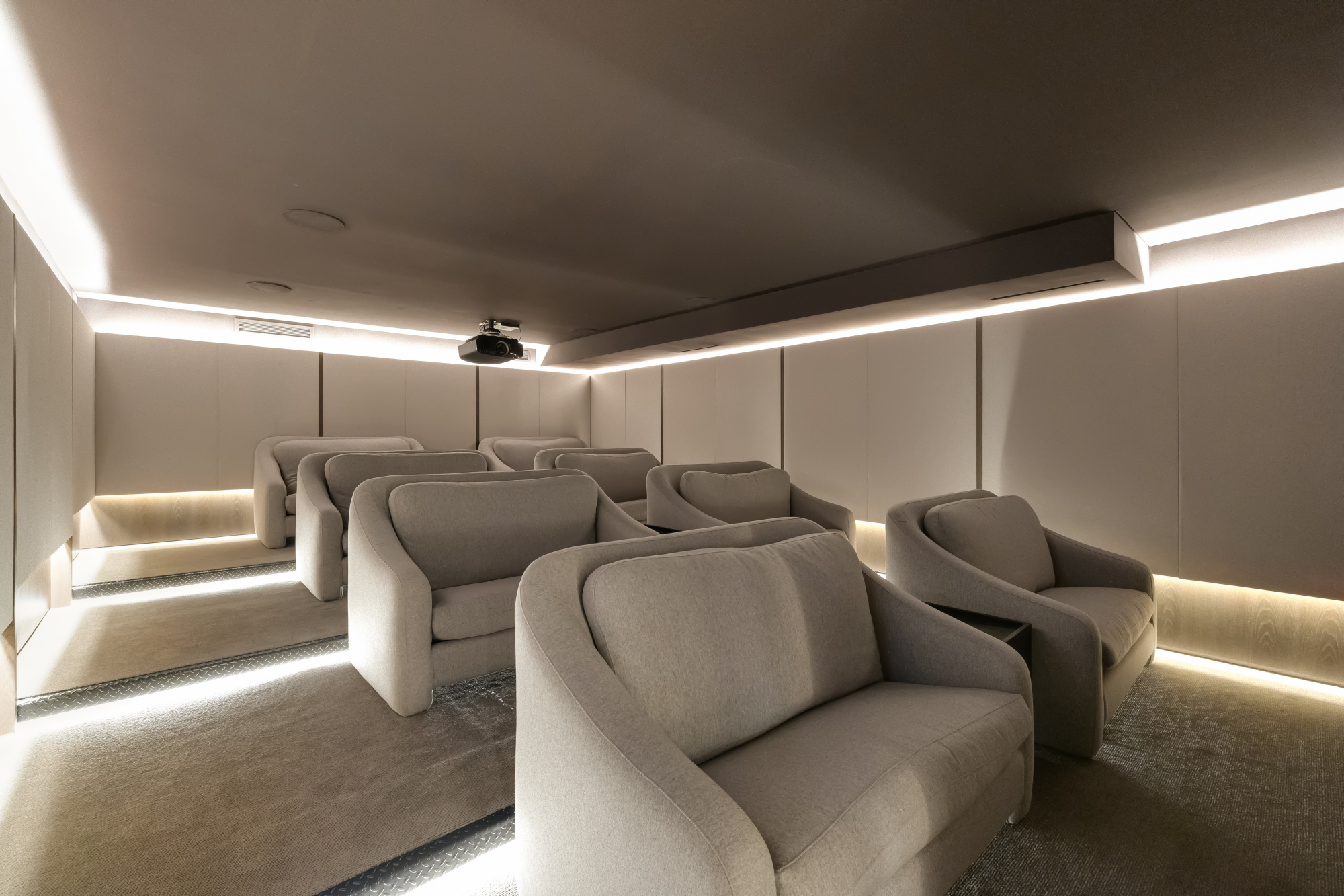 Address Upon Request Washington, DC 20024 - Photo 51 of 84 a media room with lots of chairs and a projector screen