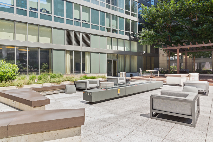 60 Riverside Boulevard, Unit PH4001 Manhattan, NY 10069 - Photo 14 of 33 a view of a building with couches in front of building
