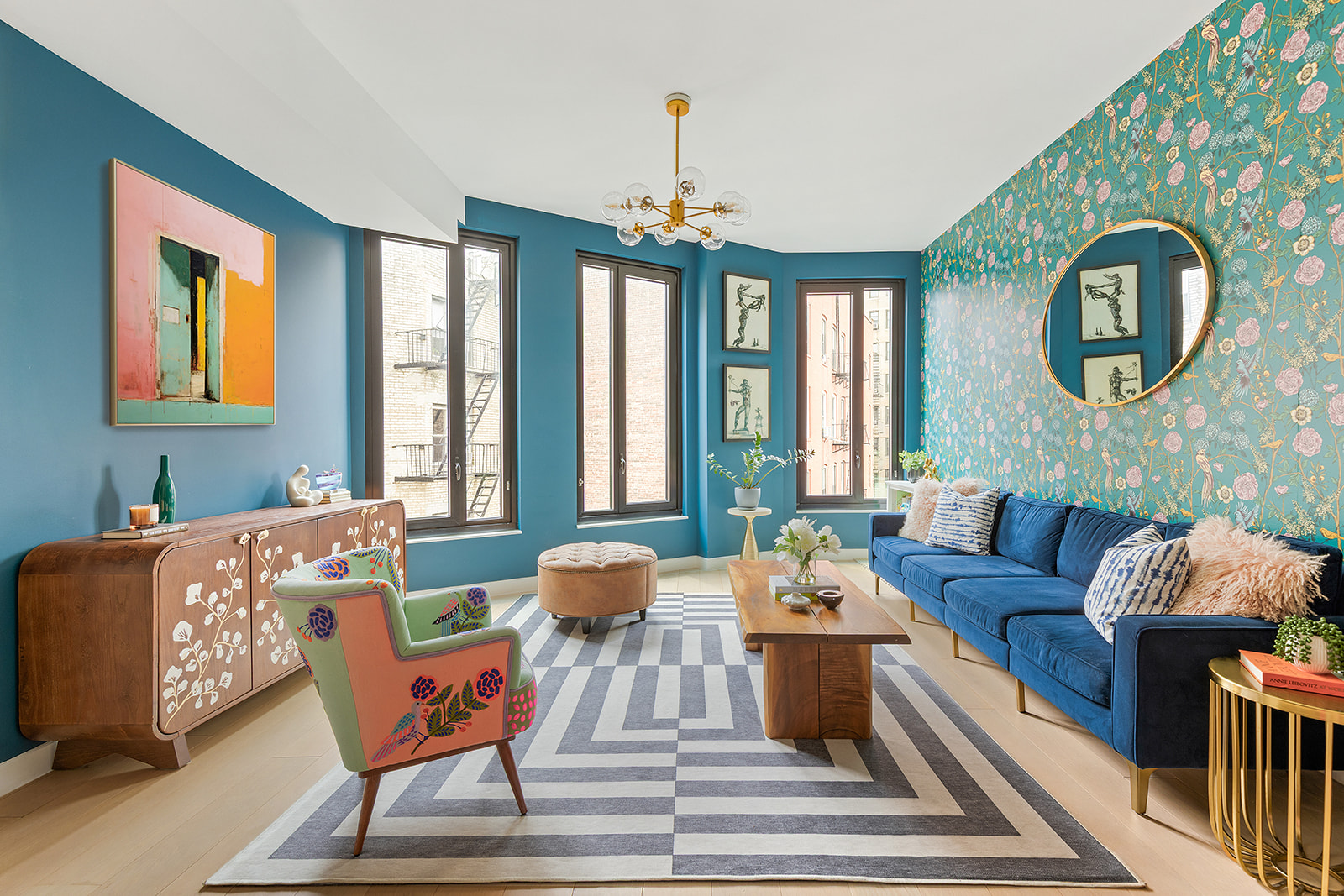 856 Washington Avenue, Unit 6A Brooklyn, NY 11238 - Photo 2 of 15 a living room with furniture and a large window