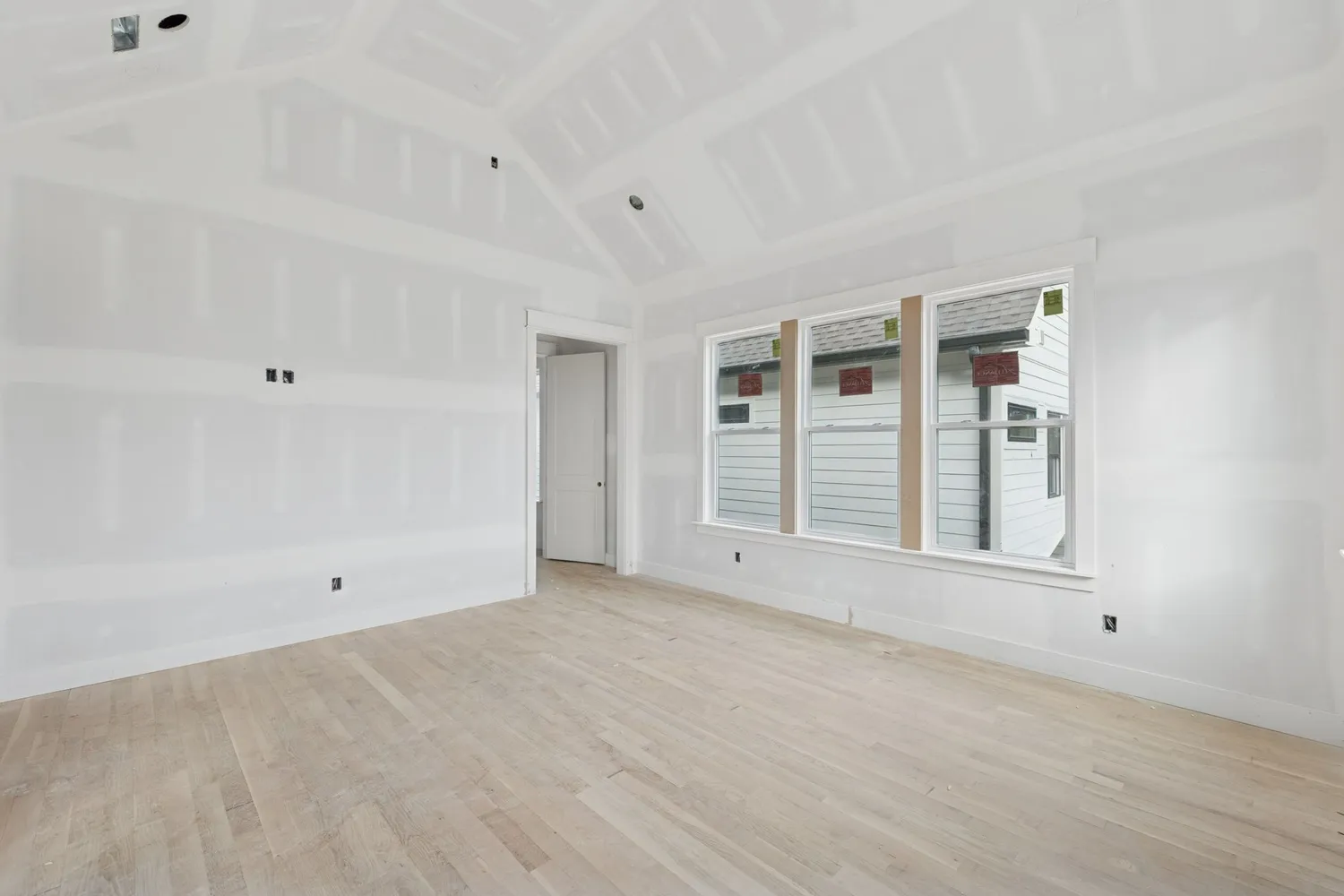 a view of an empty room