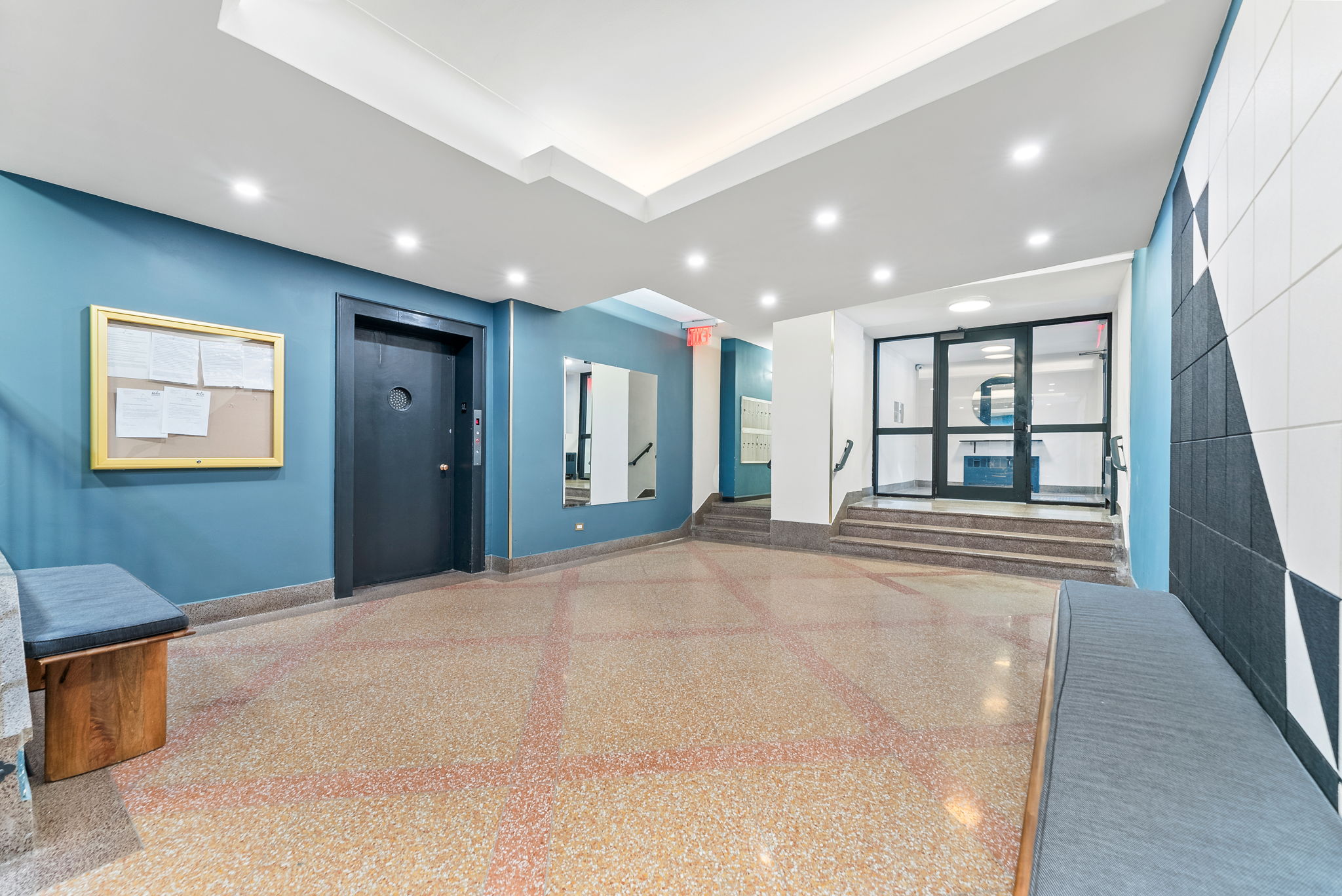 675 Academy Street, Unit 3A Manhattan, NY 10034 - Photo 10 of 12 a view of an empty room with glass door