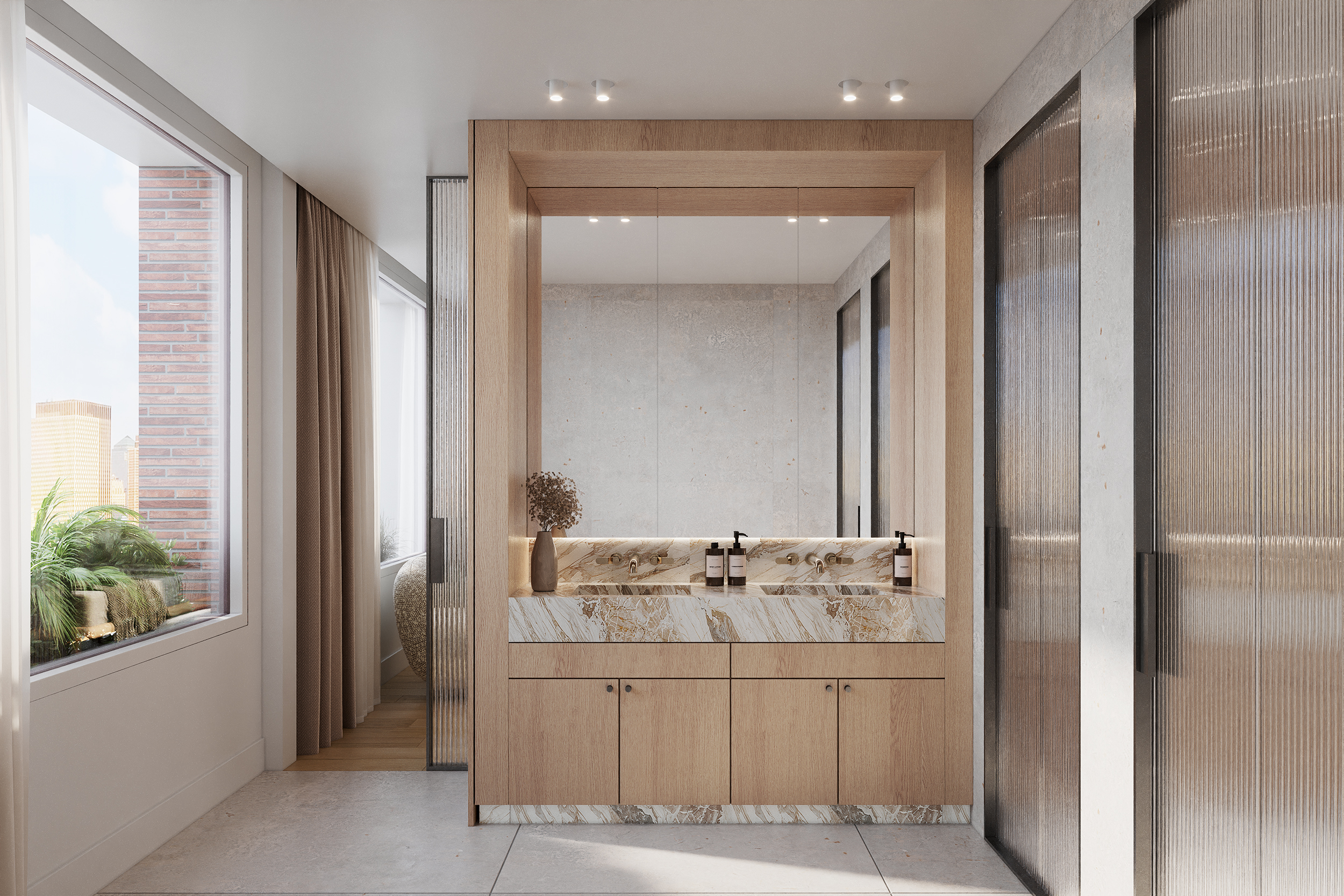 256 East 4th Street, Unit 5 Manhattan, NY 10009 - Photo 7 of 10 a bathroom with a mirror