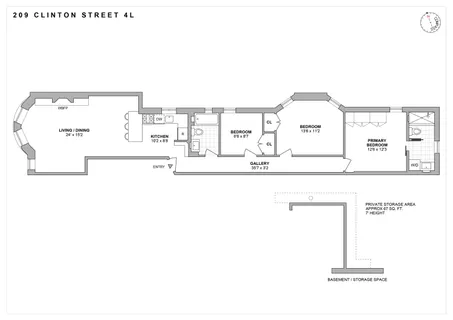 a picture of a floor plan