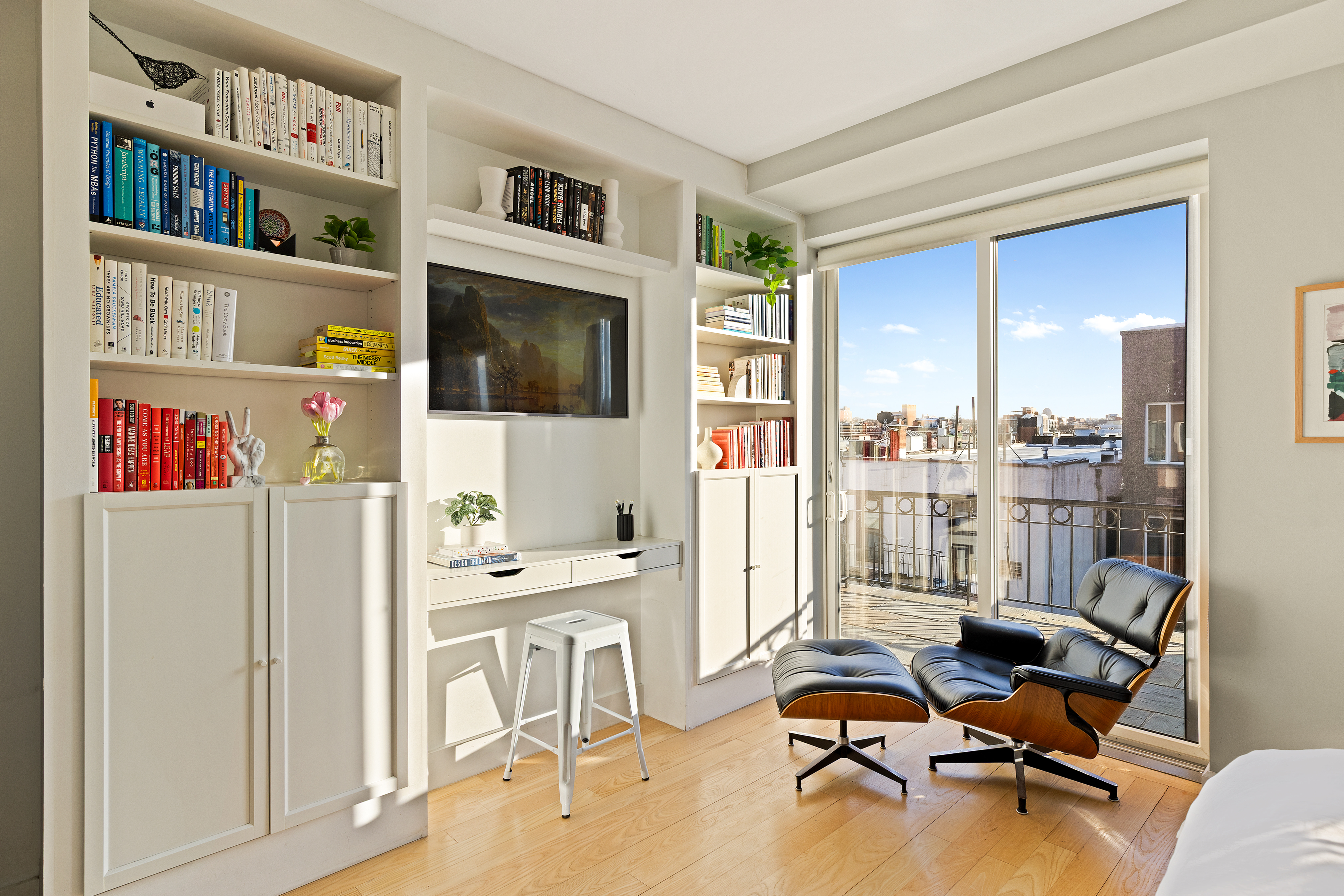 316 2nd Street, Unit 5E Brooklyn, NY 11215 - Photo 7 of 11 a workspace with furniture and a workspace