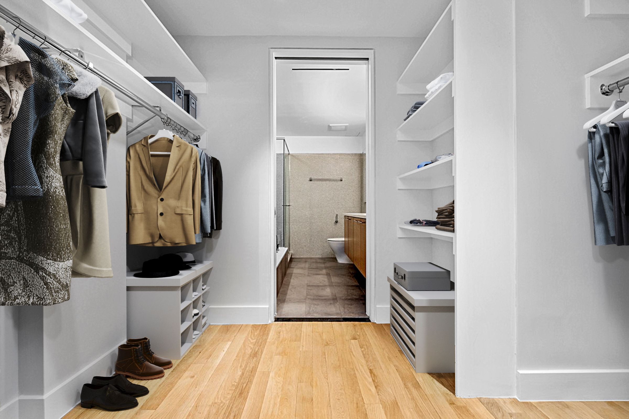 210 West 96th Street, Unit 6 Manhattan, NY 10025 - Photo 10 of 14 a view of a walk in closet