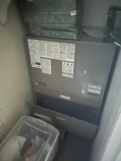 a view of water heater room