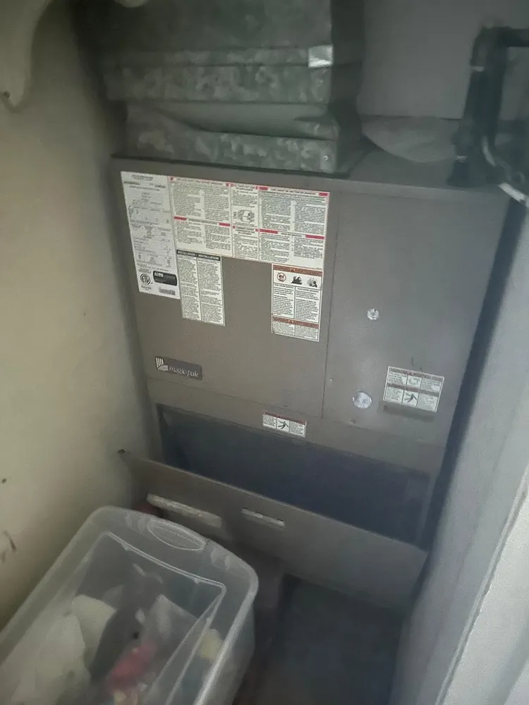 a view of water heater room