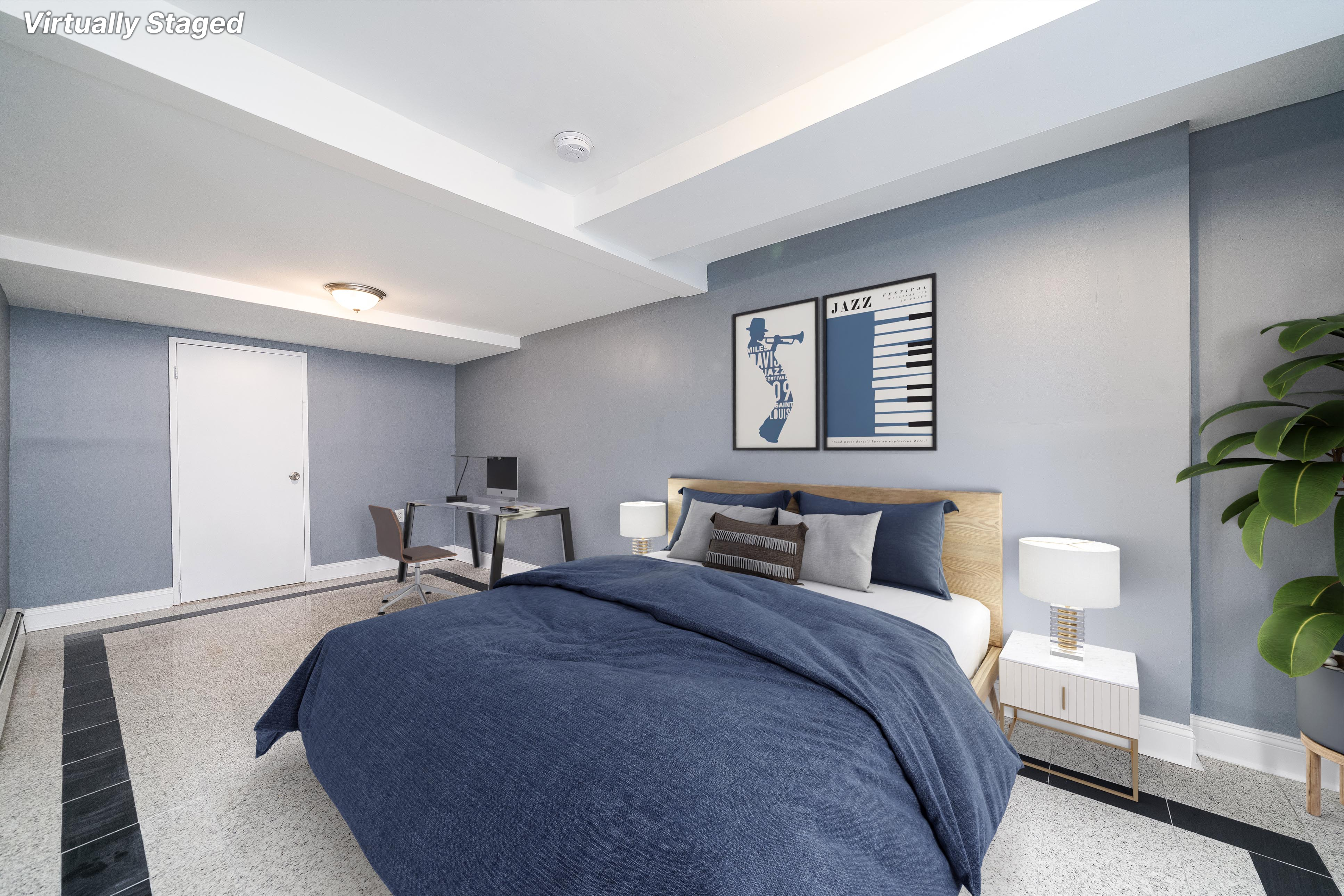 168 Coles Street, Unit BA Jersey City, NJ 07302 - Photo 27 of 29 a bedroom with a bed and window