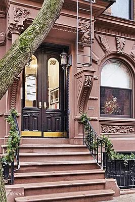 a view of a building with a balcony